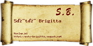 Sütő Brigitta névjegykártya